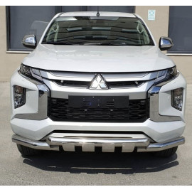 Защита переднего бампера L200 2020